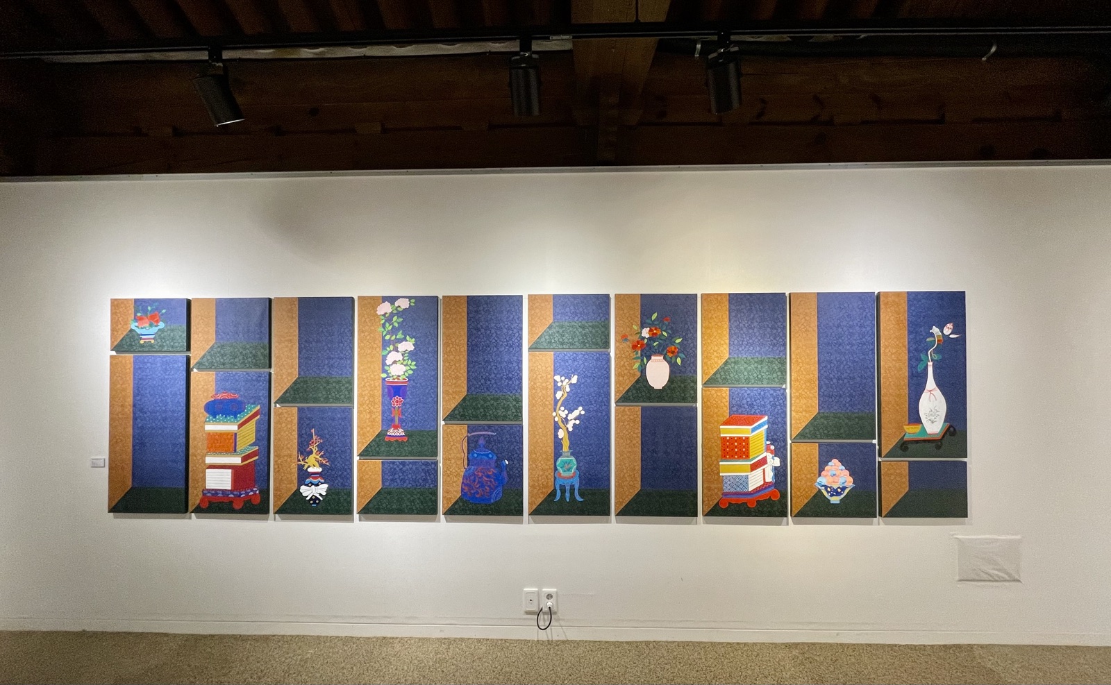 하효진 작가의 능화지 작업